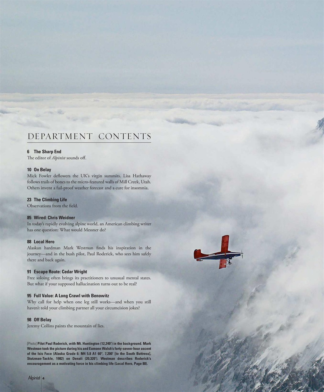 Alpinist Preview Pages