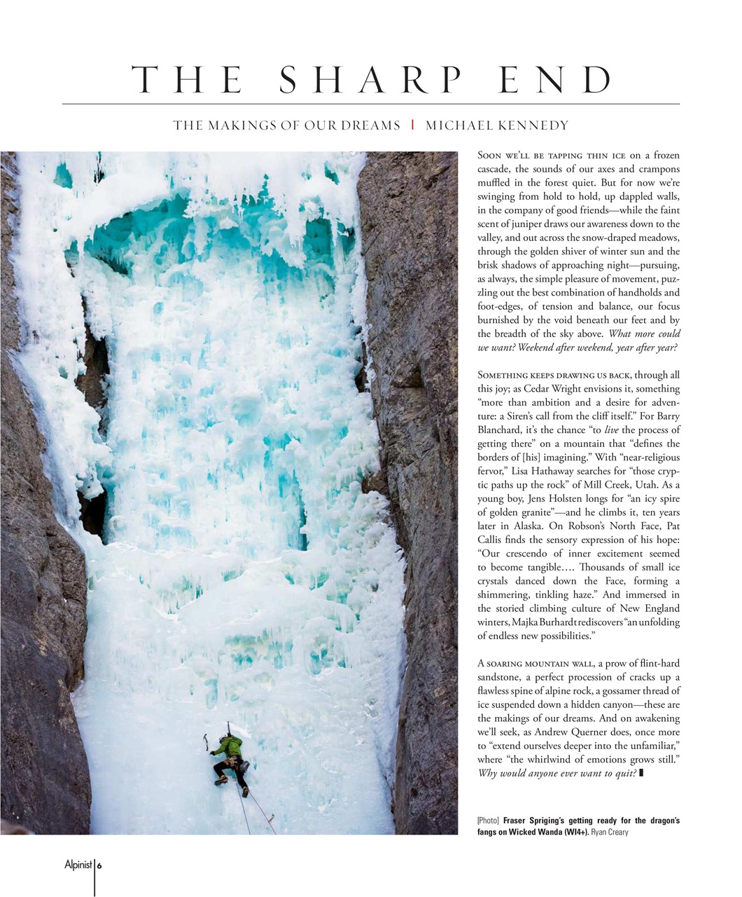 Alpinist Preview Pages