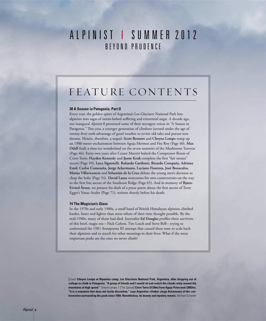 Alpinist Preview Pages