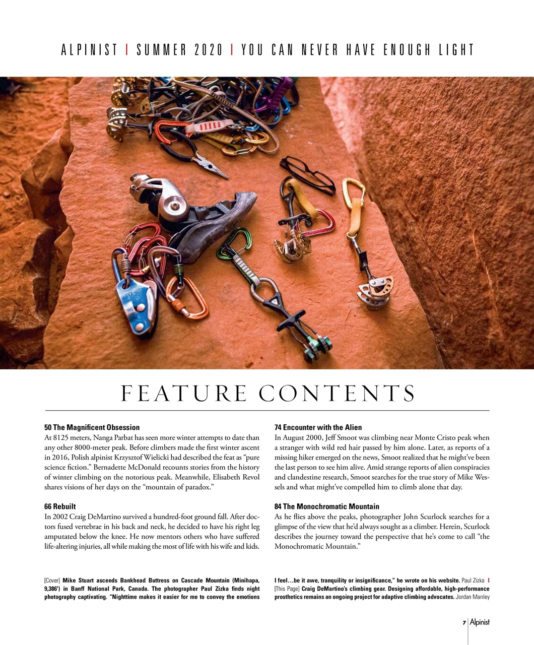 Alpinist Preview Pages