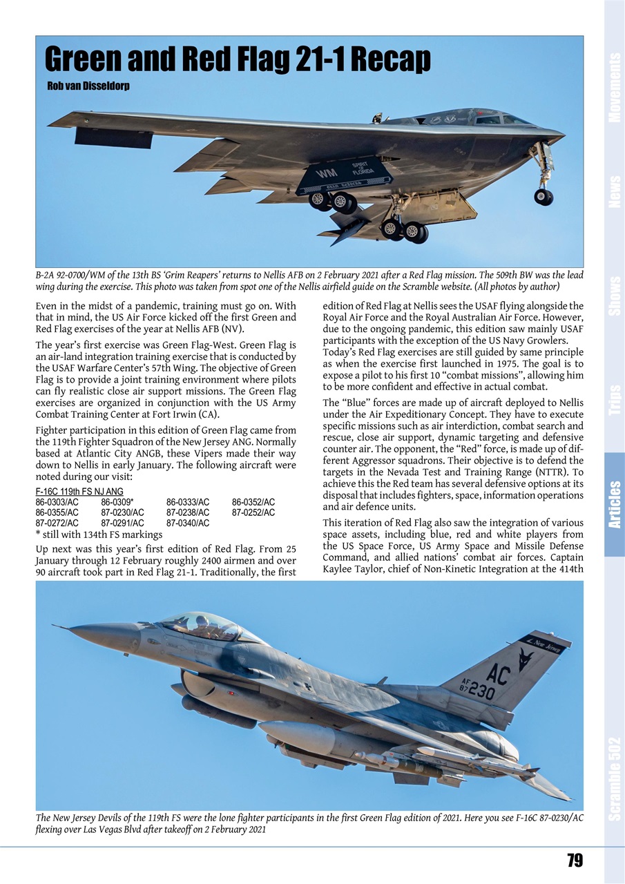 Scramble Magazine Preview Pages