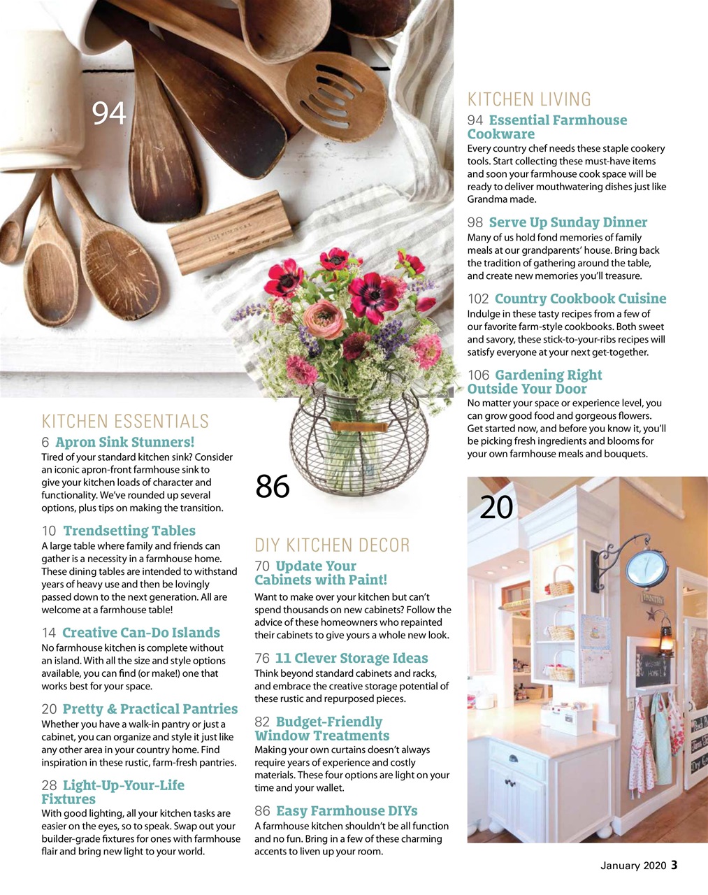 Farmhouse Style Preview Pages