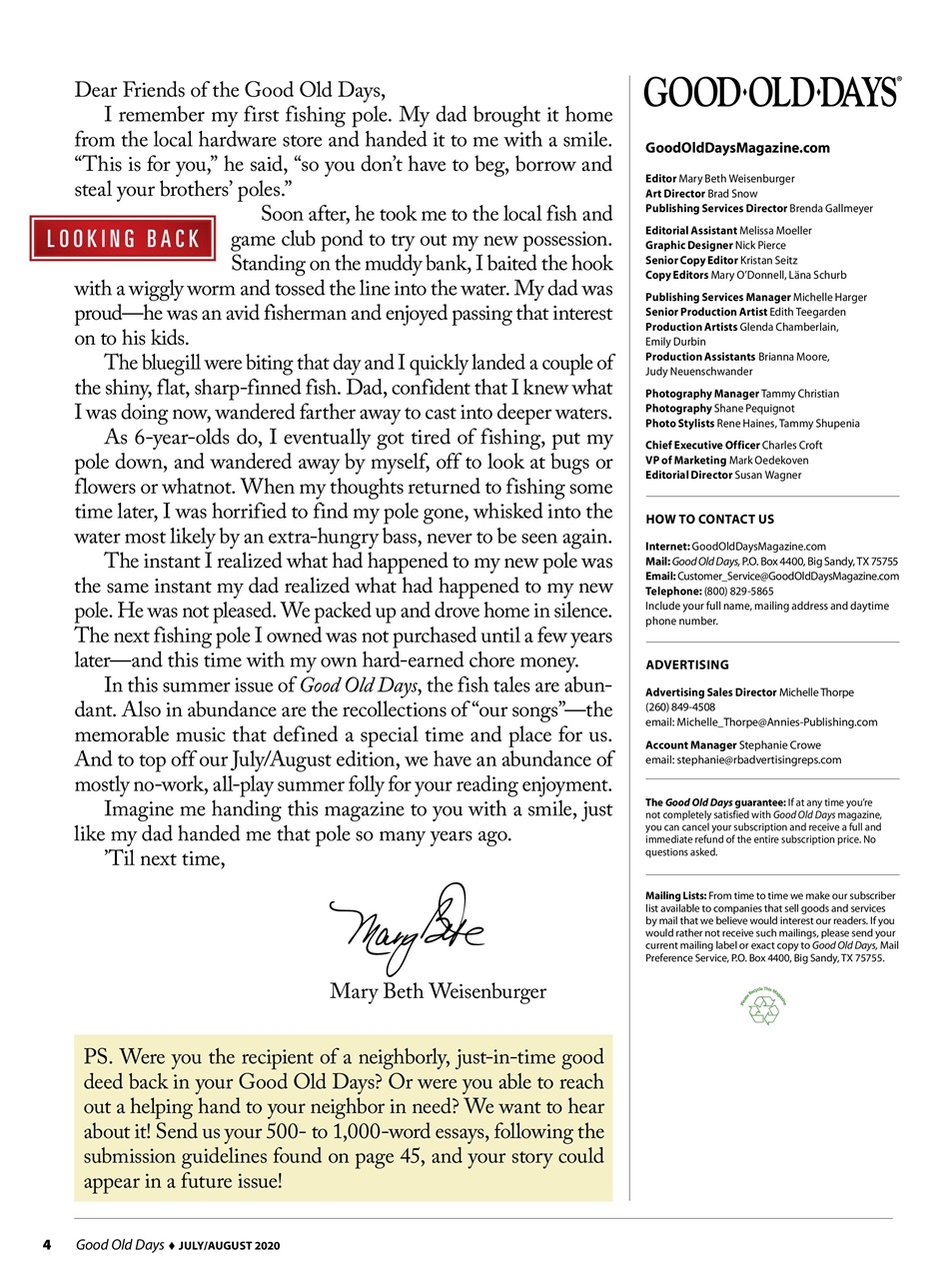 Good Old Days Preview Pages