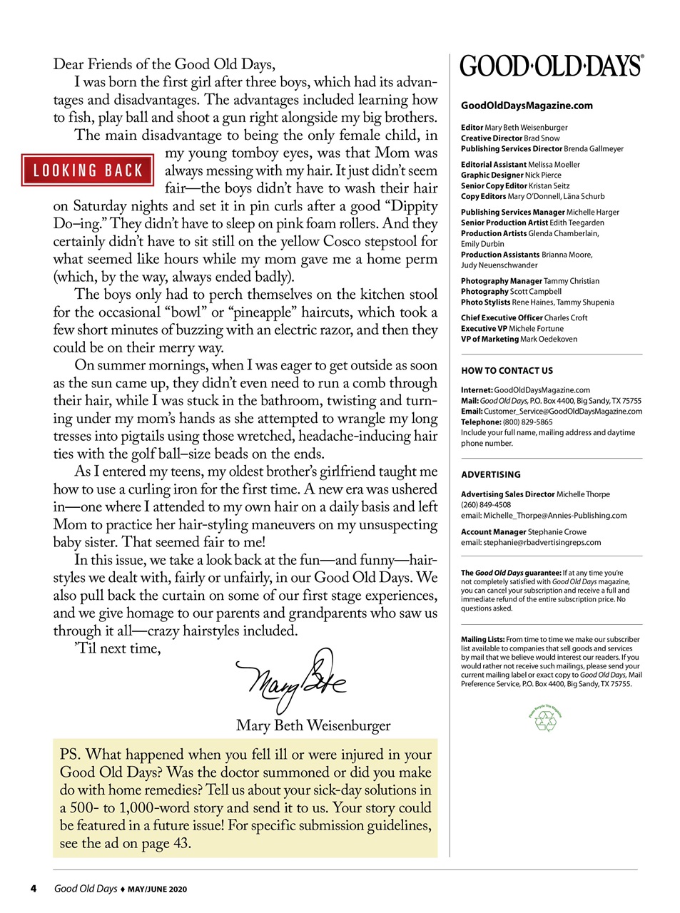 Good Old Days Preview Pages