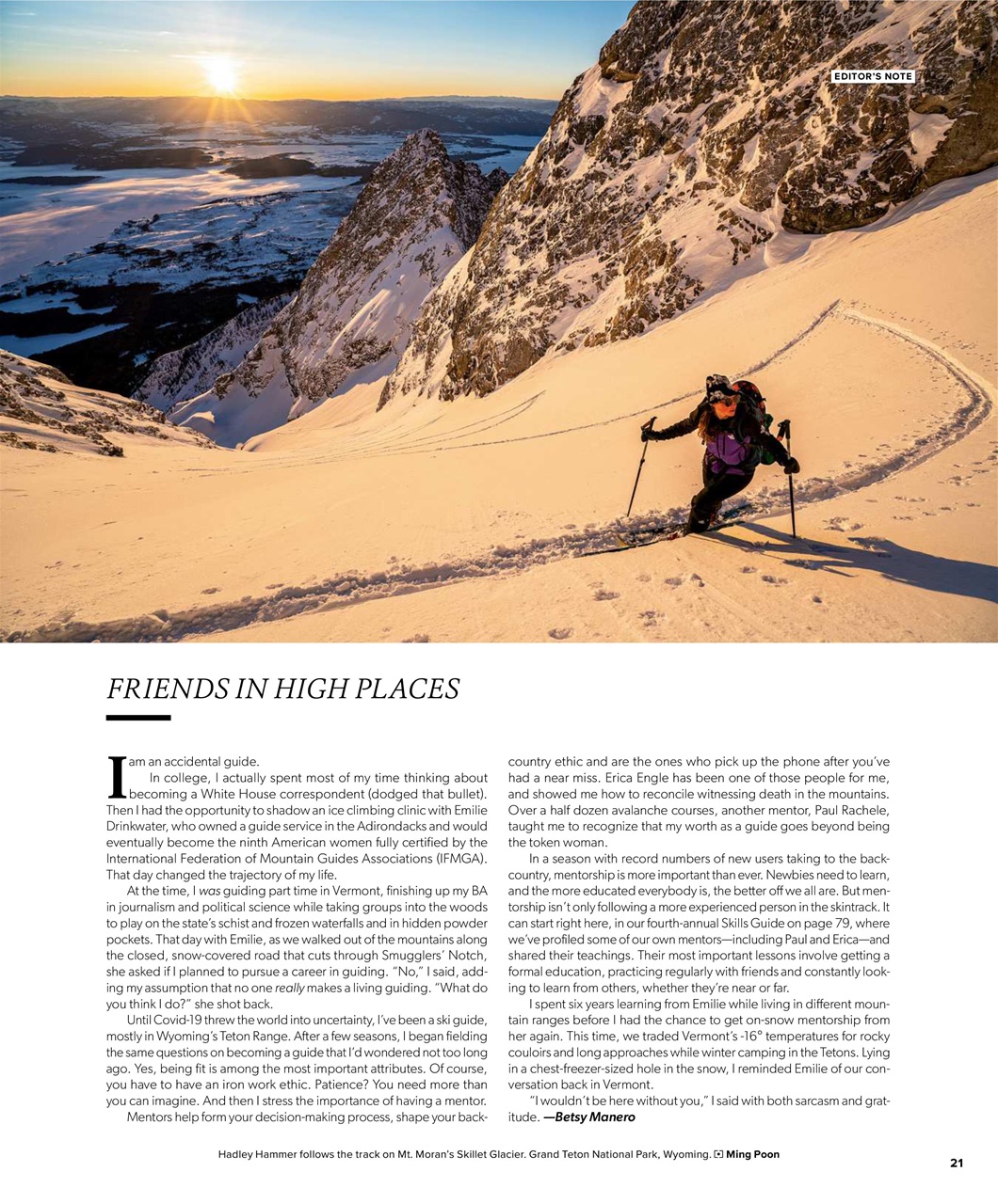 Backcountry Preview Pages