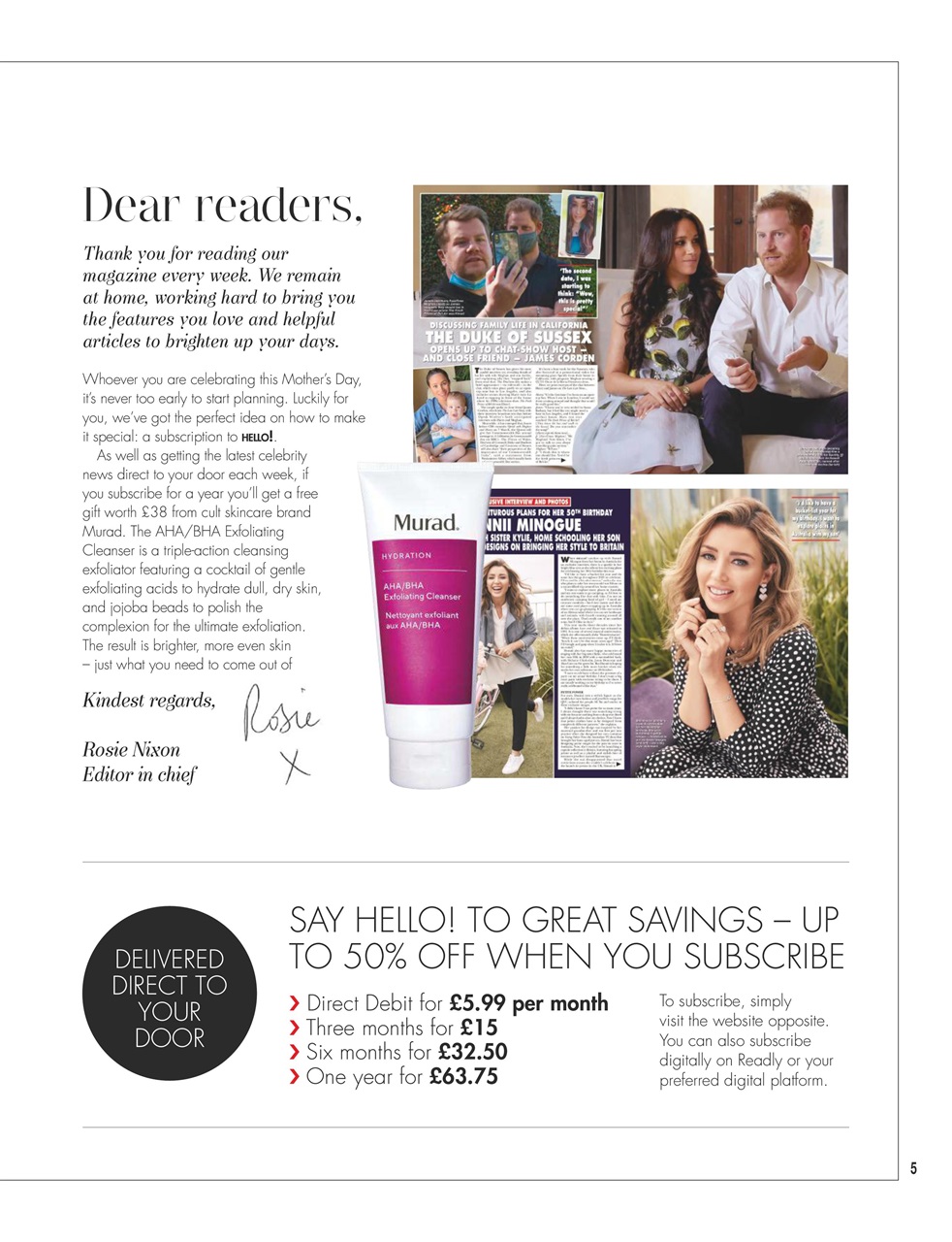 Hello! Magazine Preview Pages