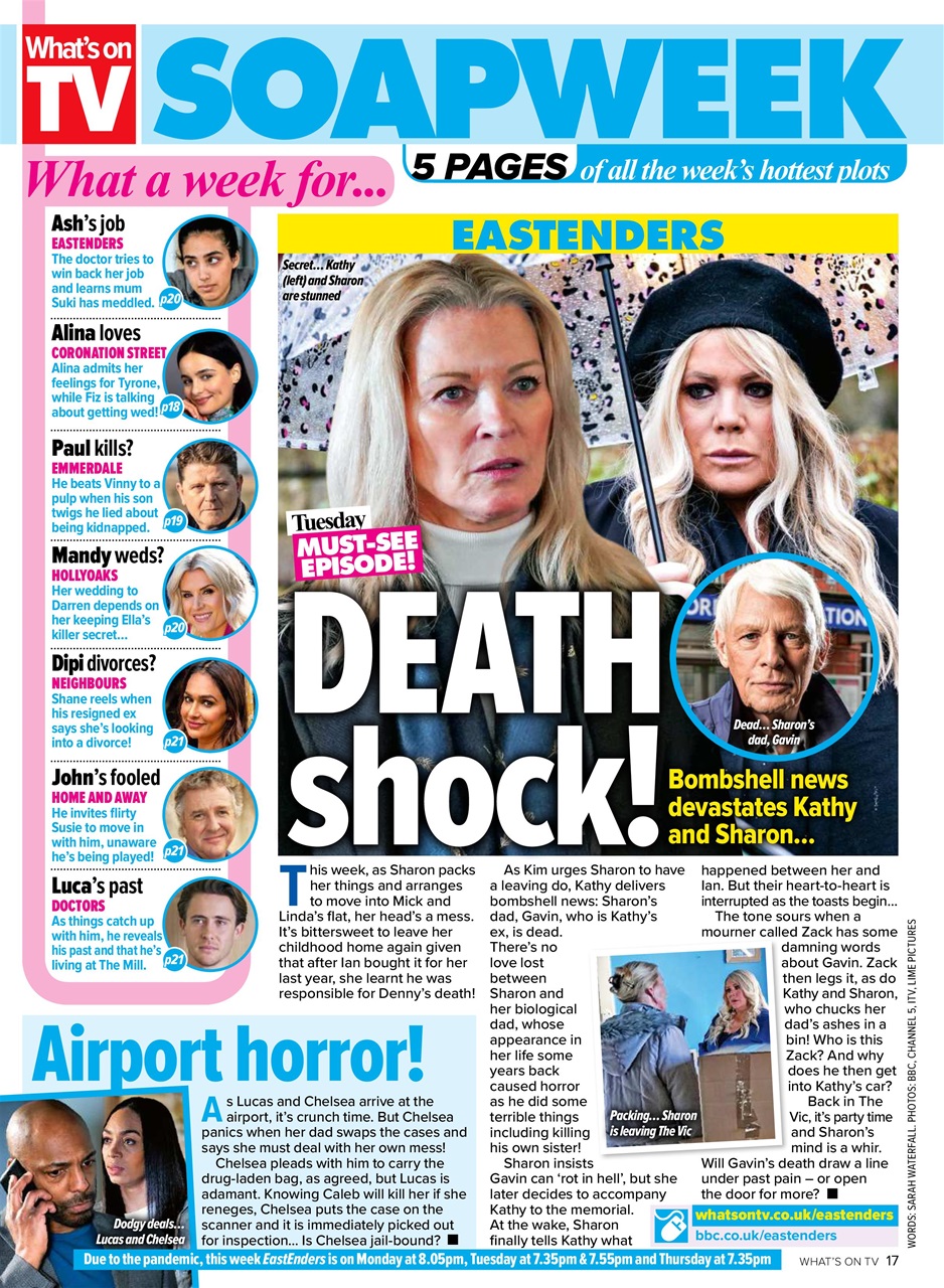 What's on TV Preview Pages