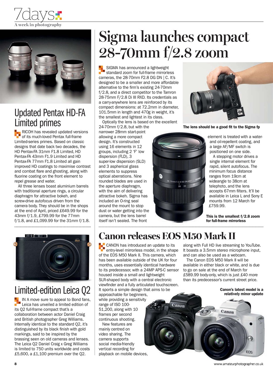 Amateur Photographer Preview Pages