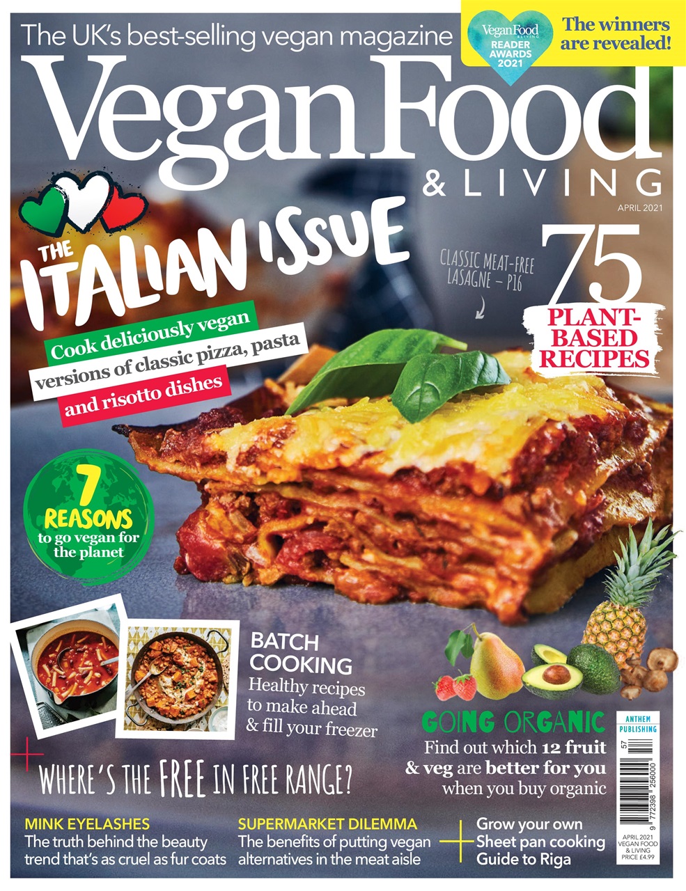 Vegan Food & Living Magazine Preview Pages
