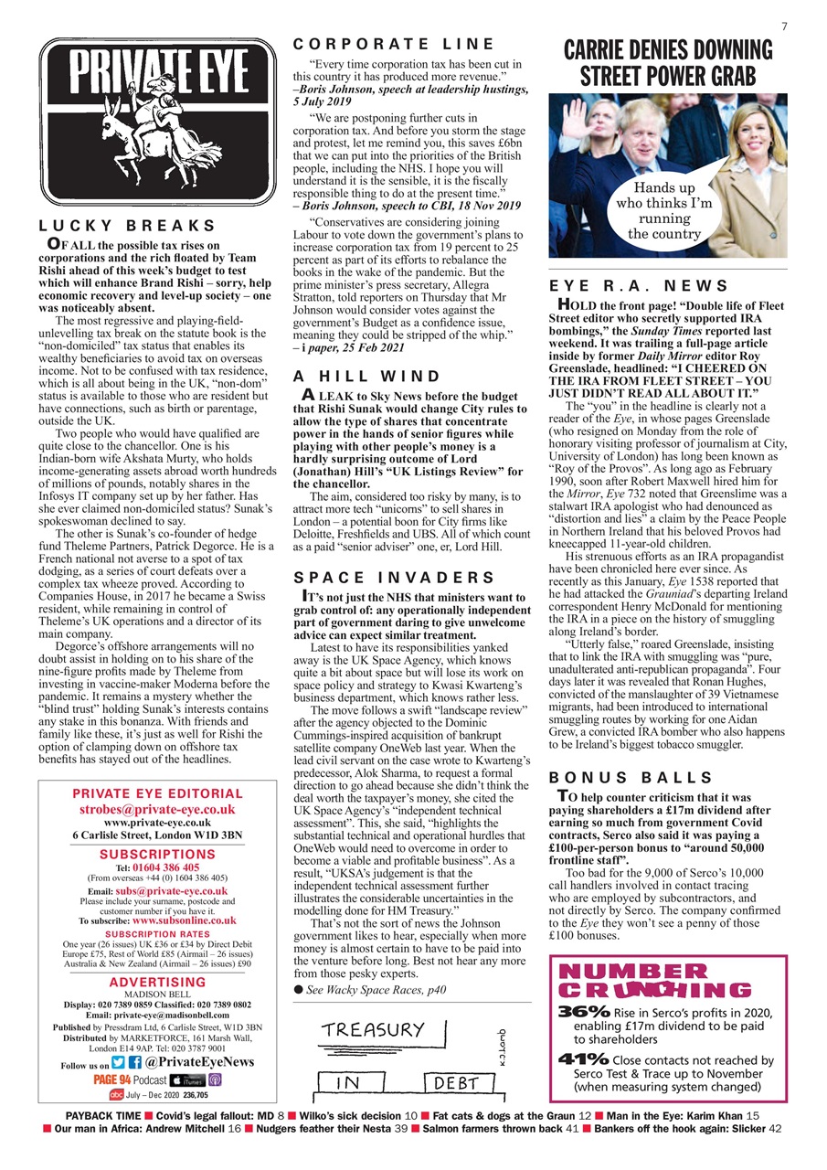 Private Eye Preview Pages