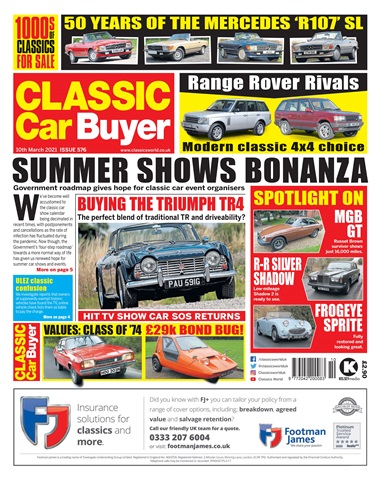 Classic Car Buyer issue  March 10 2021