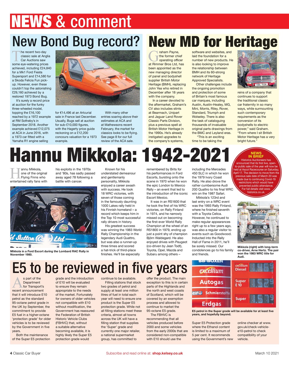 Classic Car Buyer Preview Pages