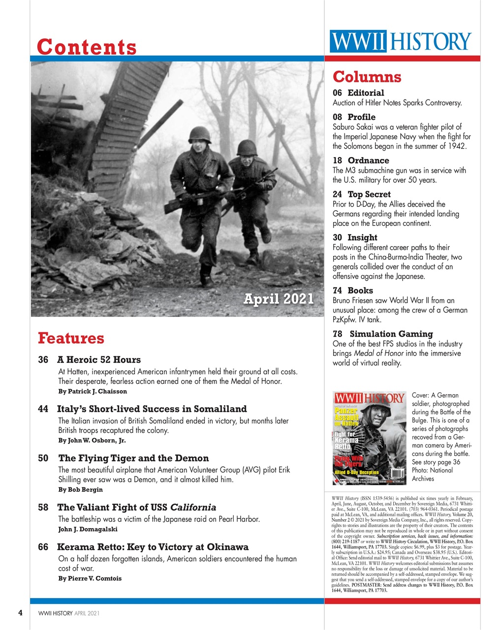 WW2 History Magazine Preview Pages