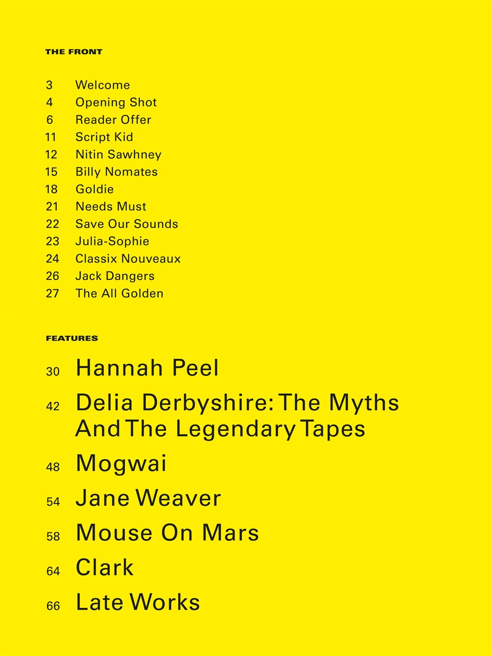 Electronic Sound Preview Pages