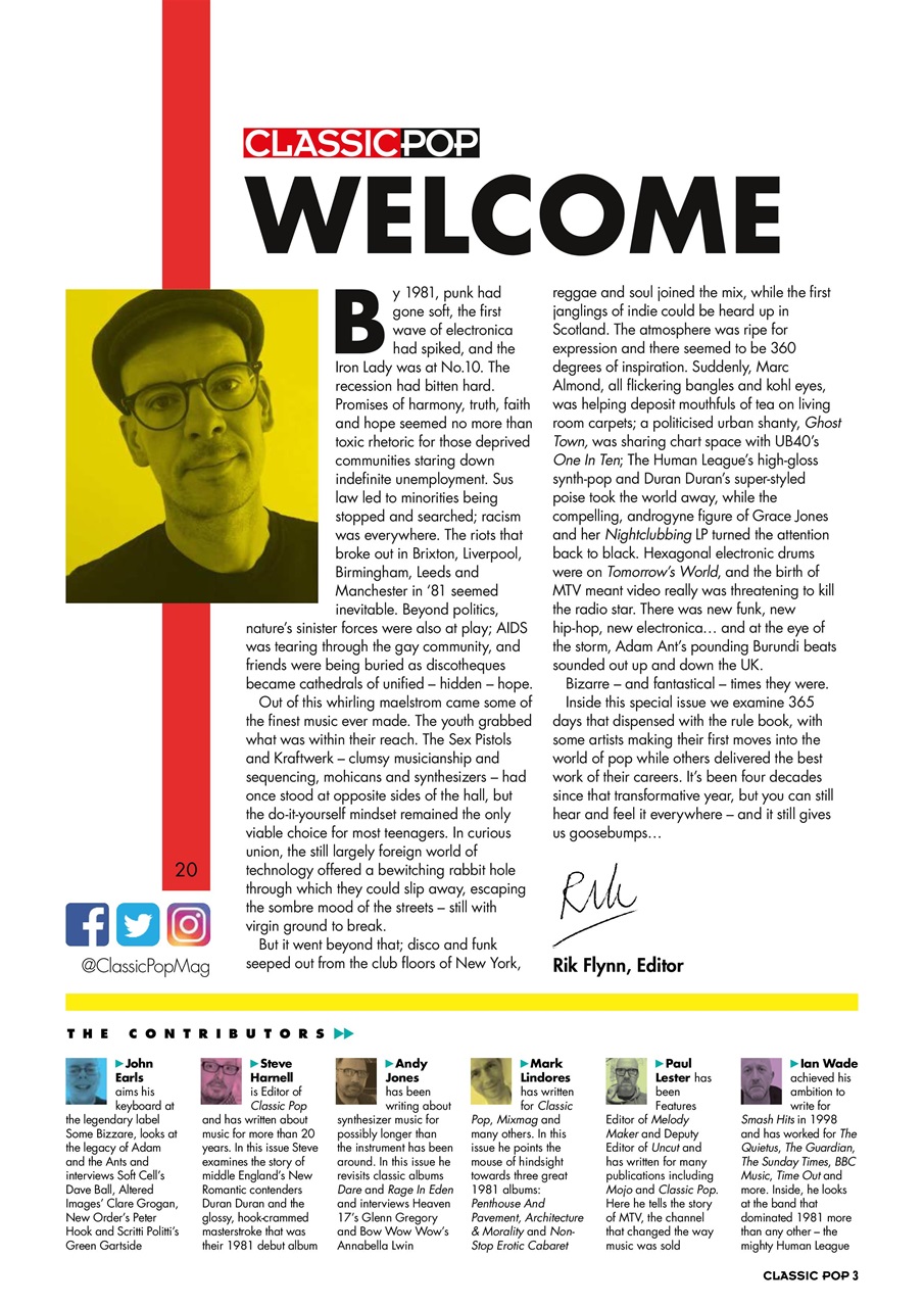 Classic Pop Presents Preview Pages