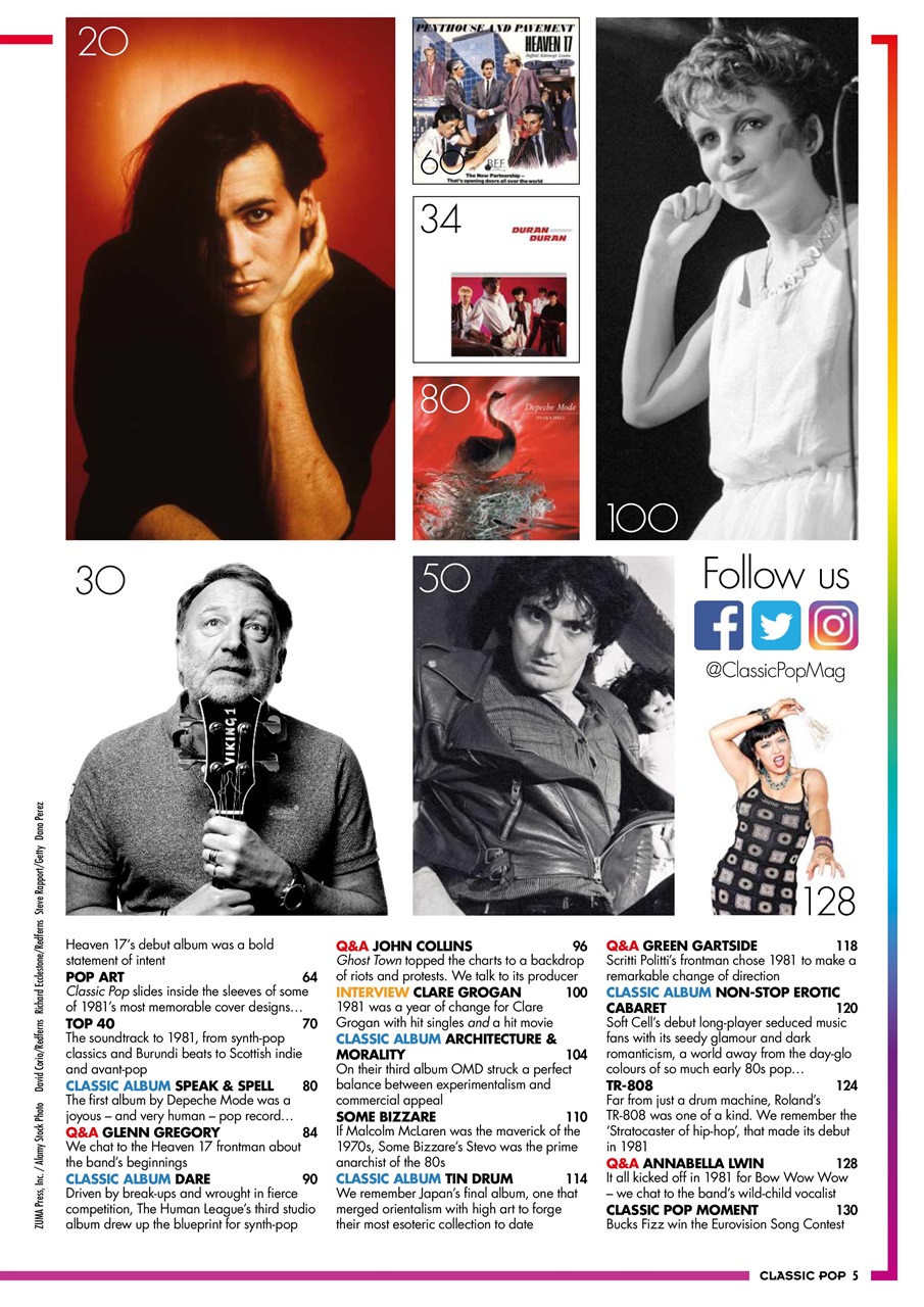 Classic Pop Presents Preview Pages