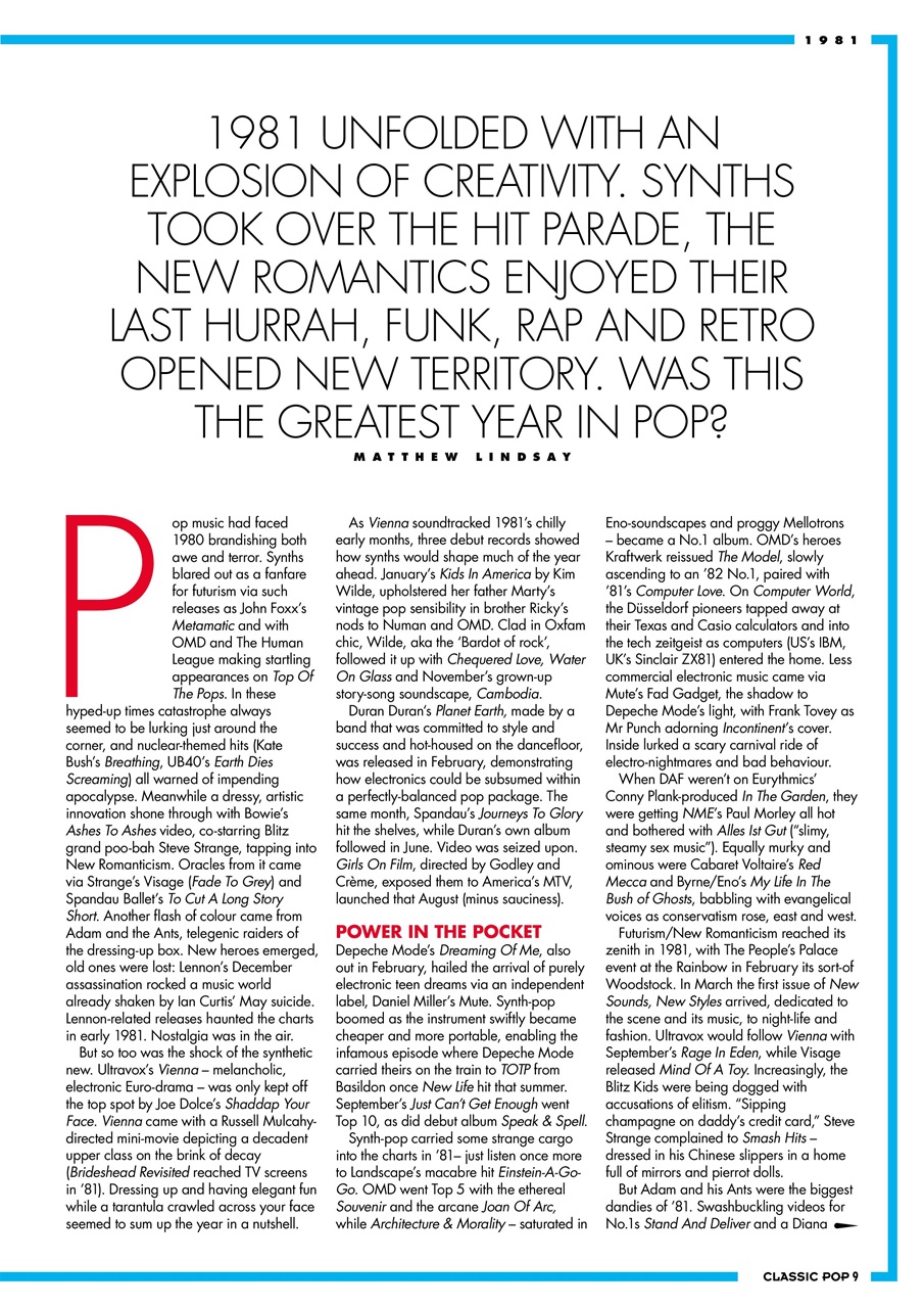 Classic Pop Presents Preview Pages