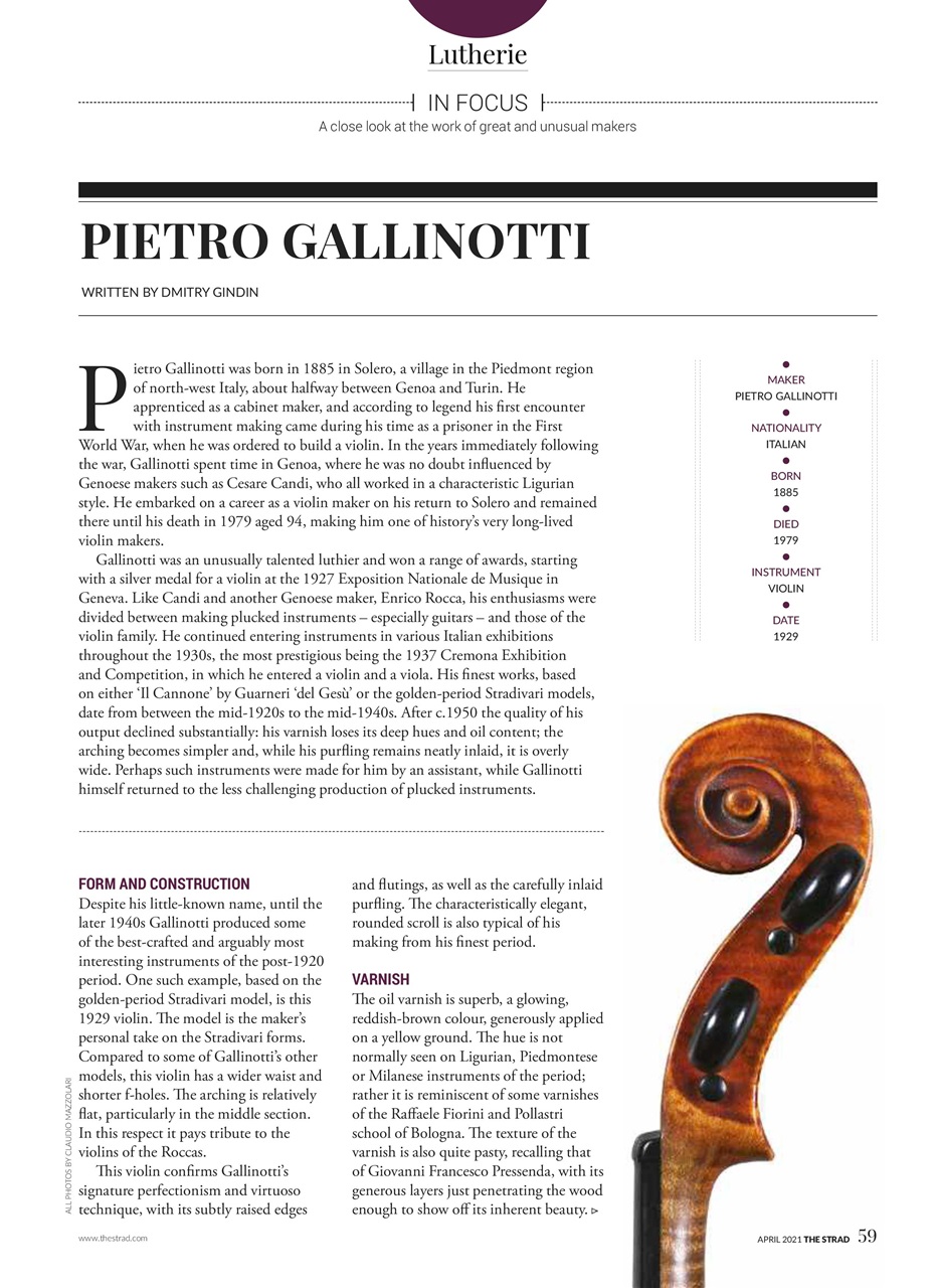 The Strad Preview Pages