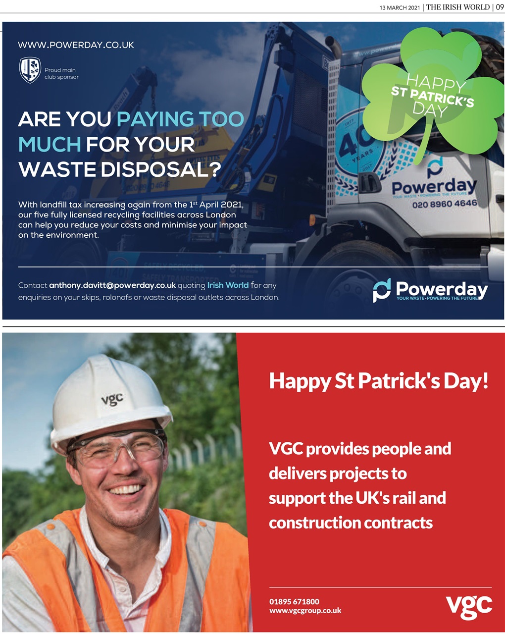 Irish World Preview Pages