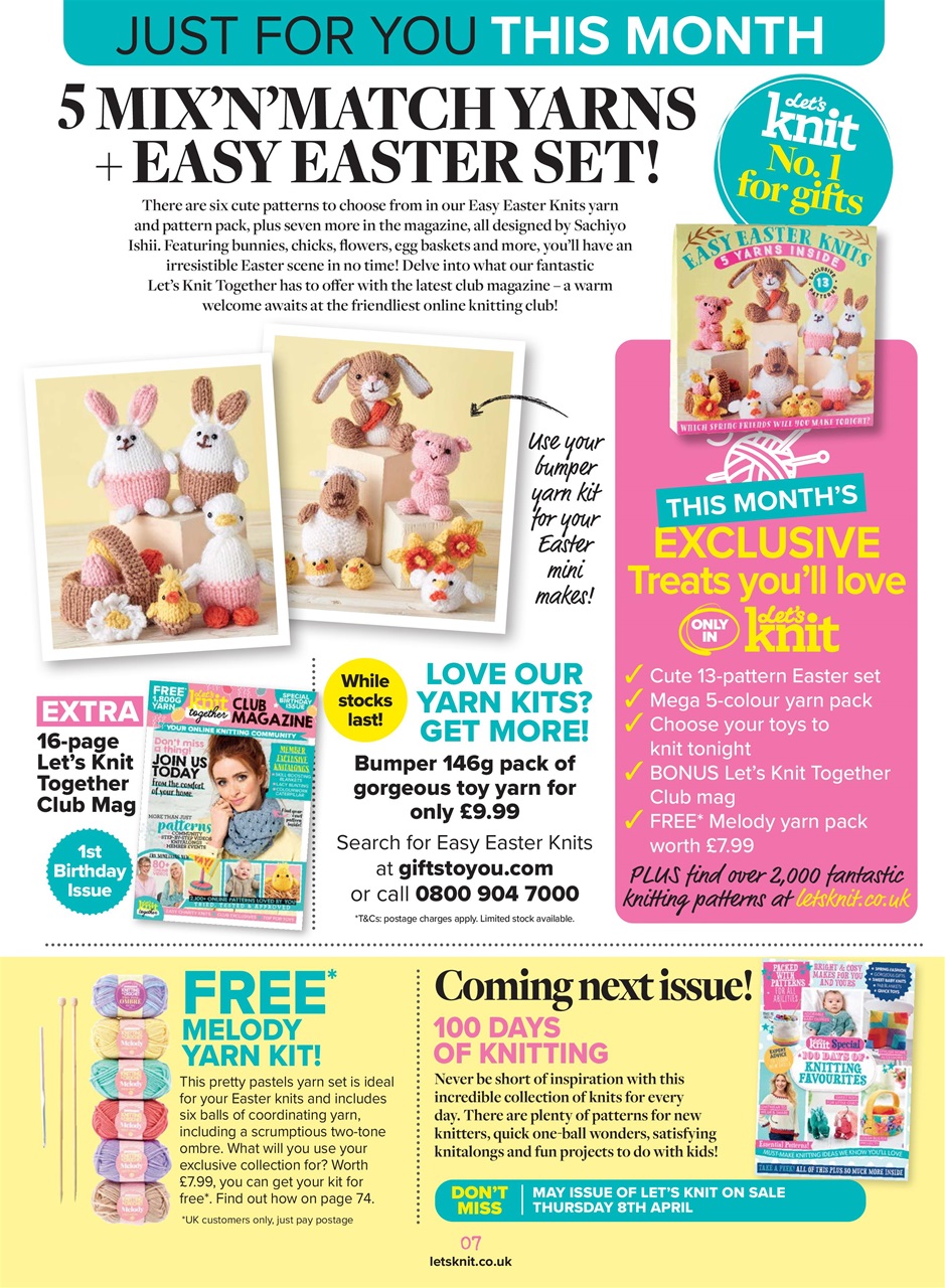 Let's Knit Preview Pages