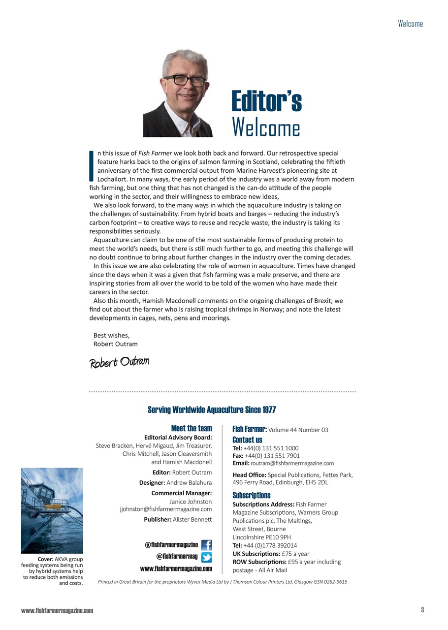 Fish Farmer Magazine Preview Pages