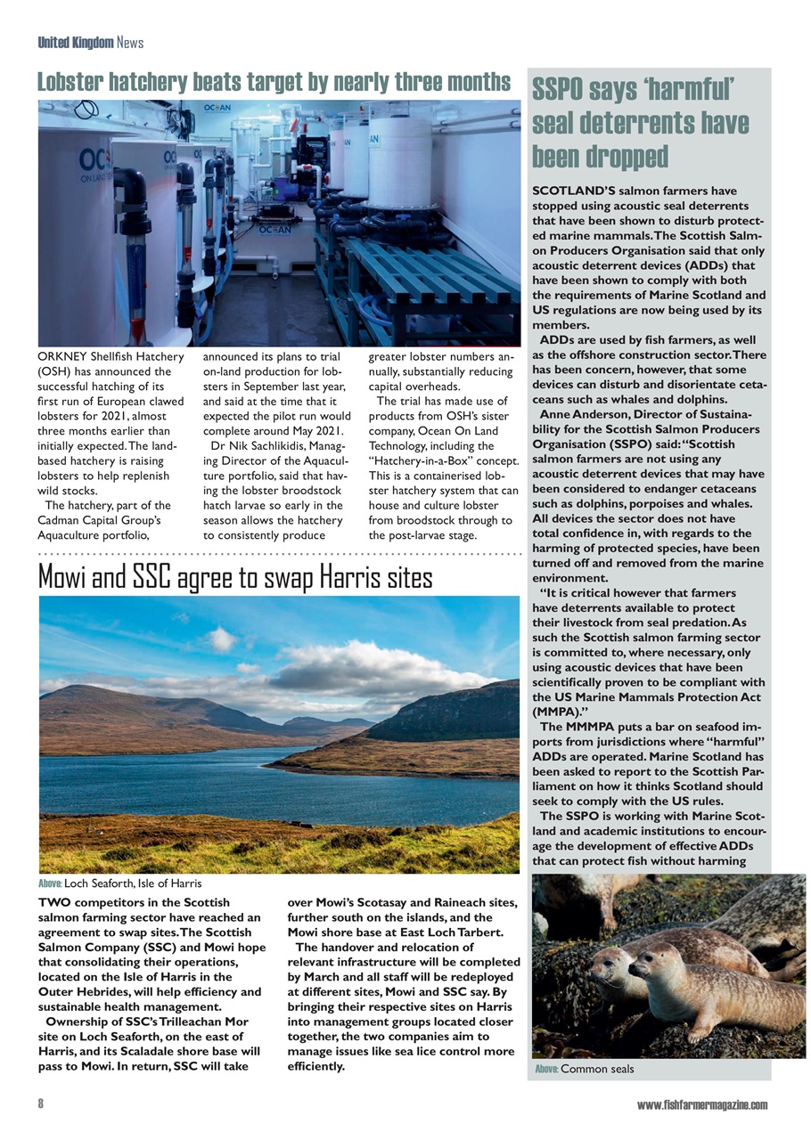 Fish Farmer Magazine Preview Pages