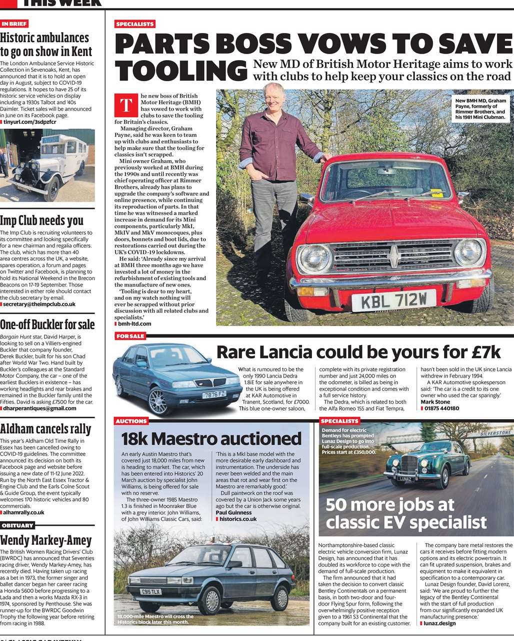 Classic Car Weekly Preview Pages