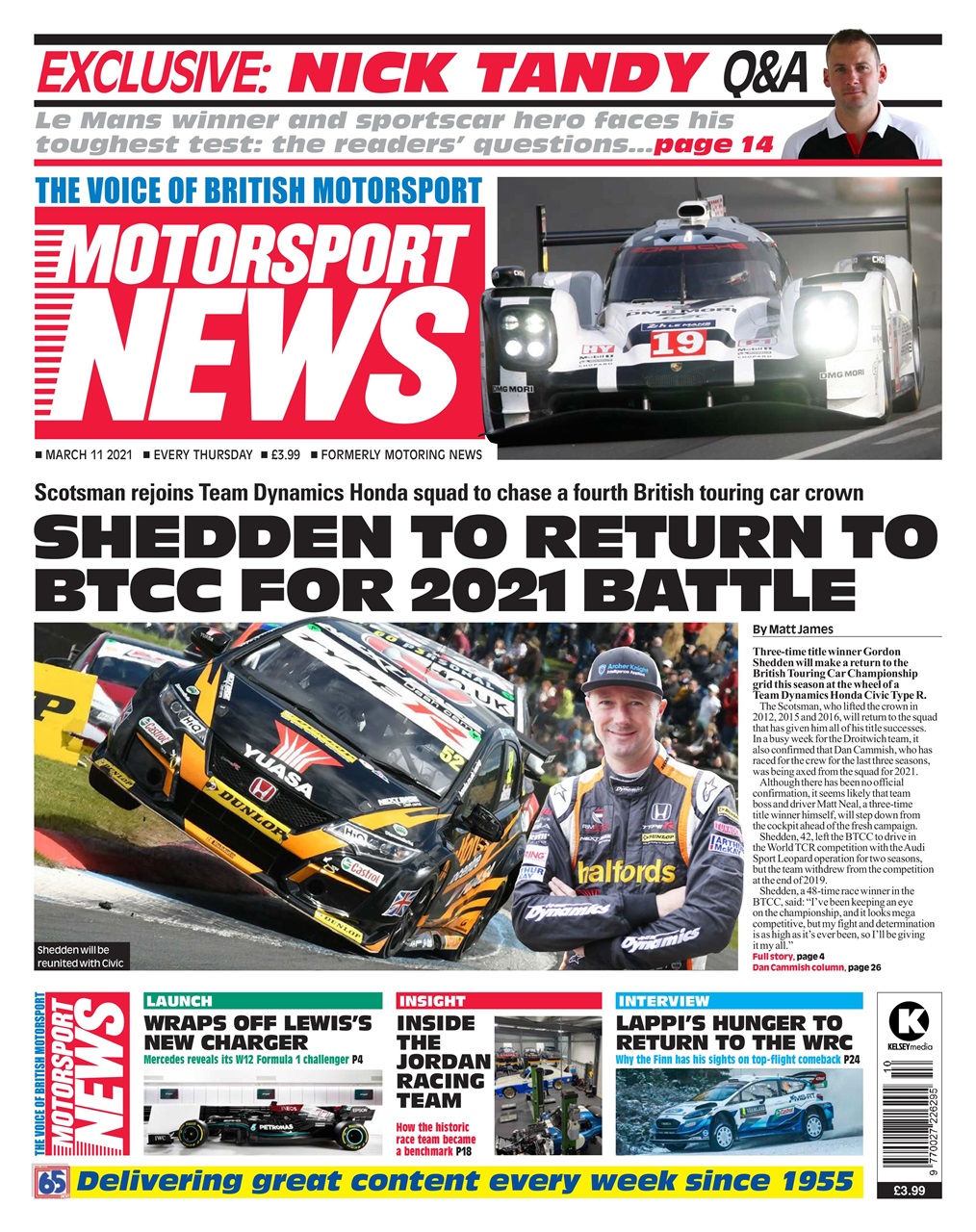 Motorsport News Preview Pages