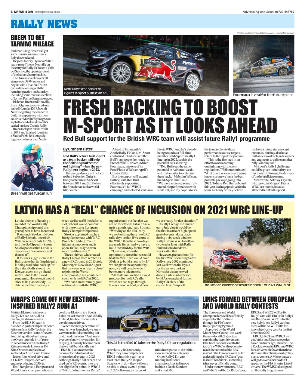 Motorsport News Preview Pages