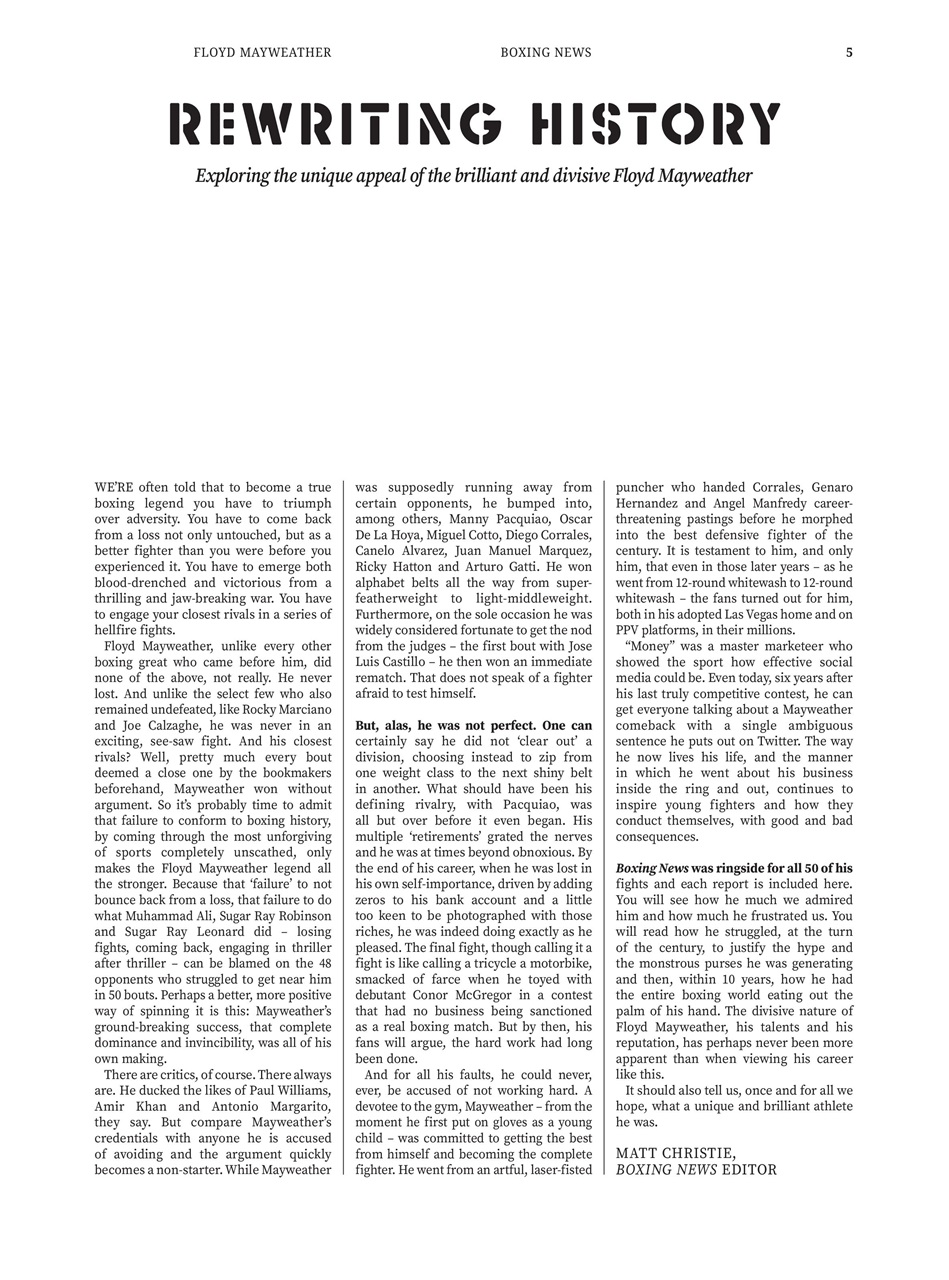 Boxing News Presents Preview Pages