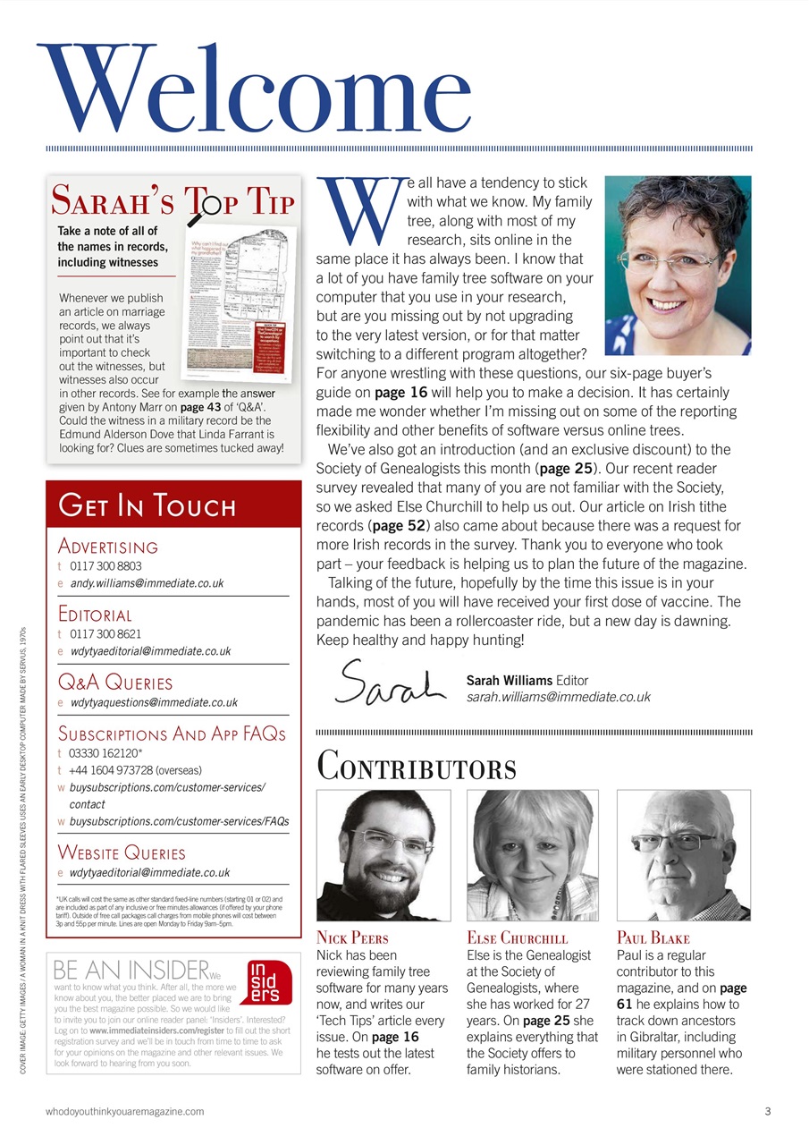 Who Do You Think You Are? Preview Pages