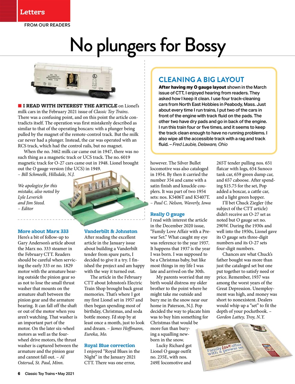 Classic Toy Trains Preview Pages