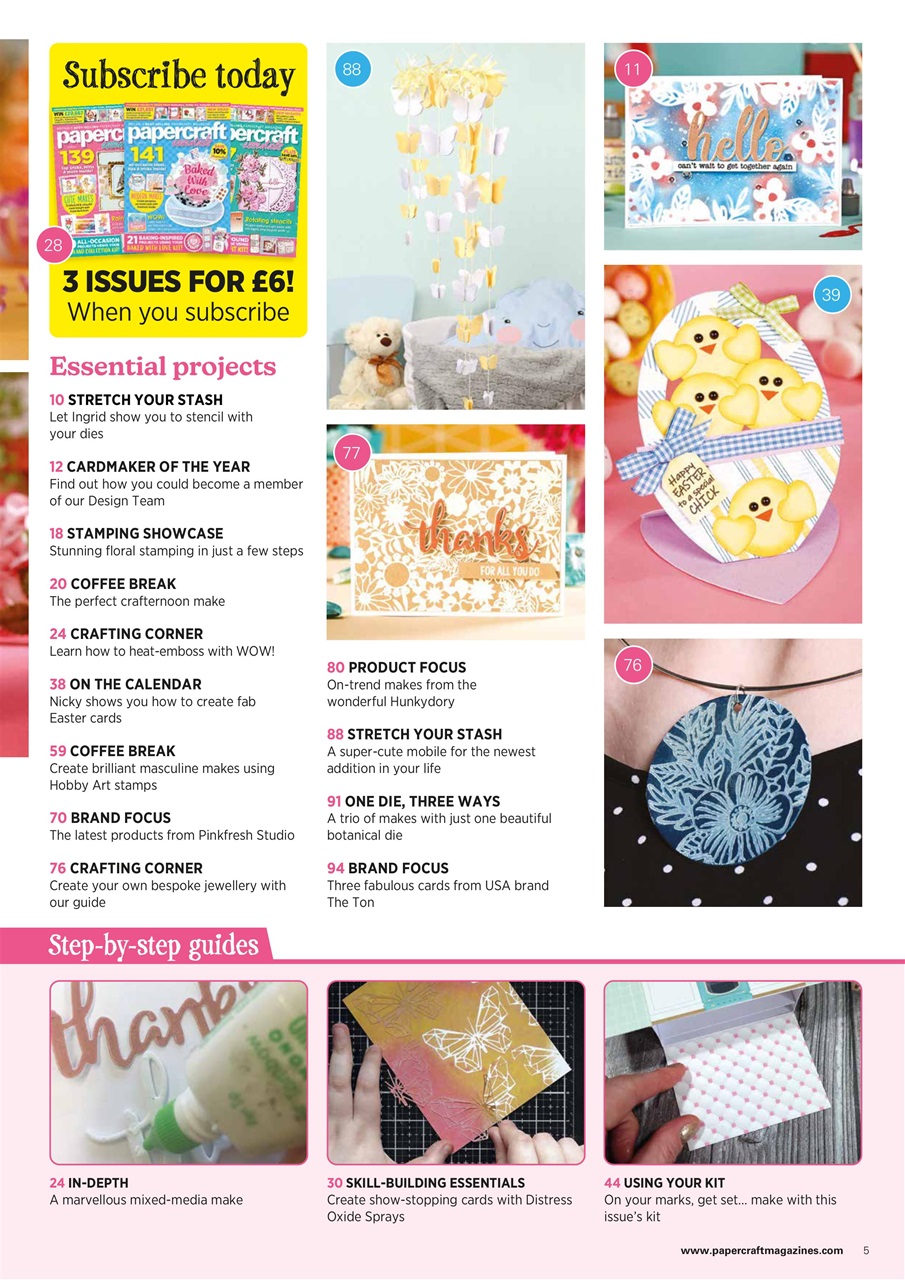 Papercraft Essentials Preview Pages