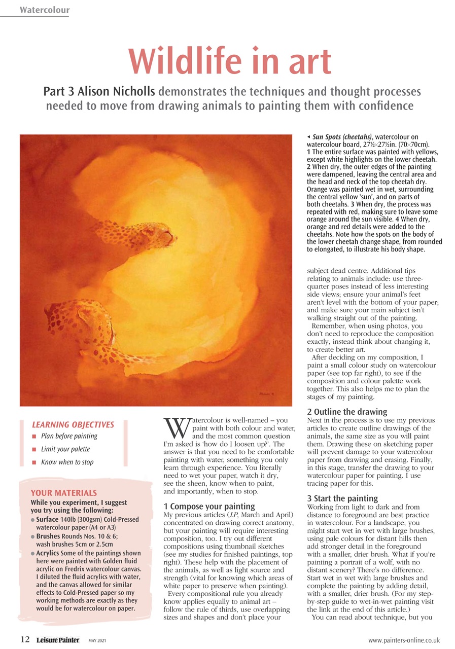 Leisure Painter & The Artist Preview Pages