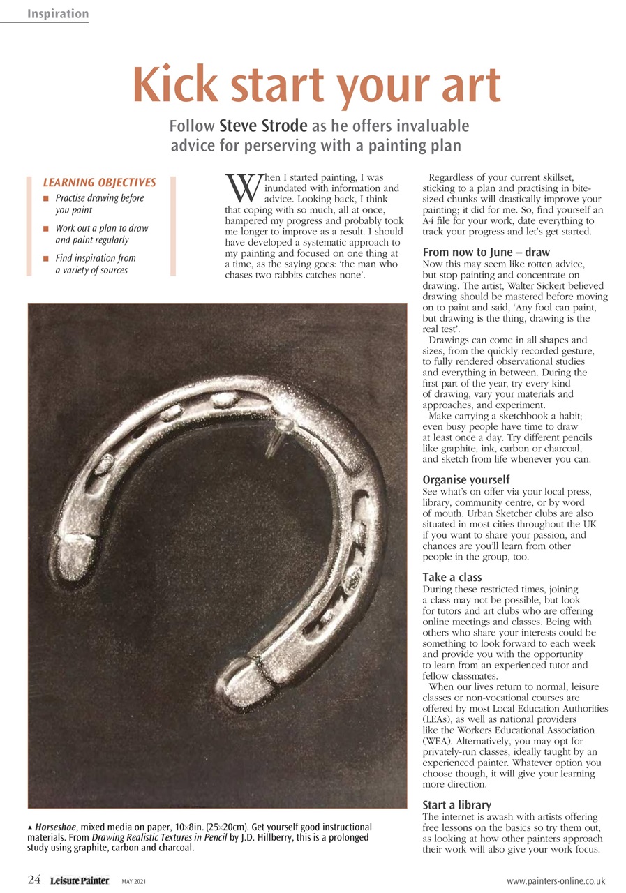 Leisure Painter & The Artist Preview Pages