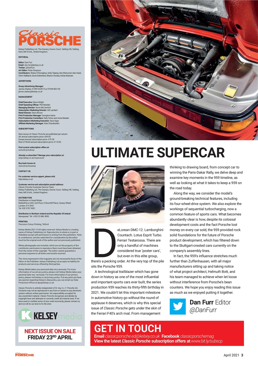 Classic Porsche Preview Pages