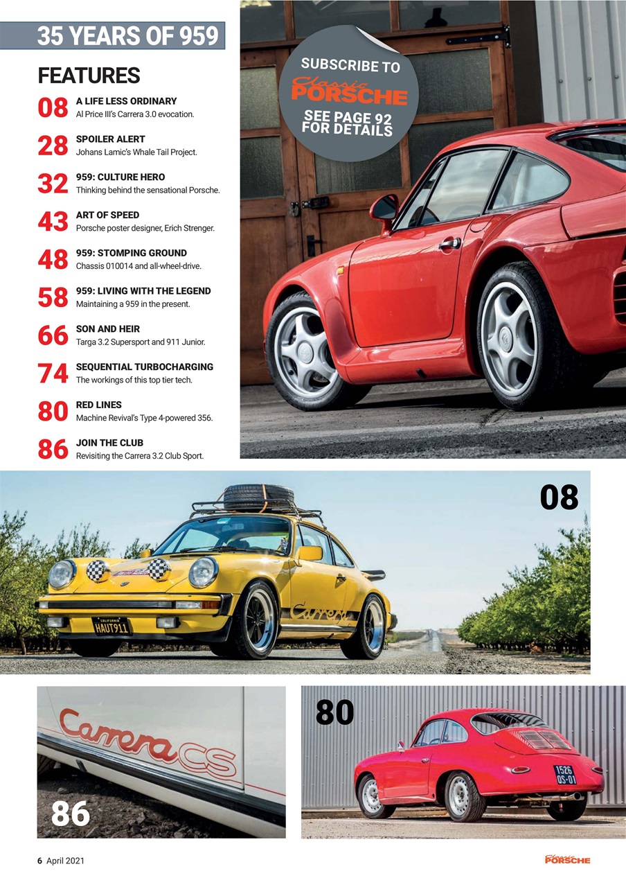 Classic Porsche Preview Pages