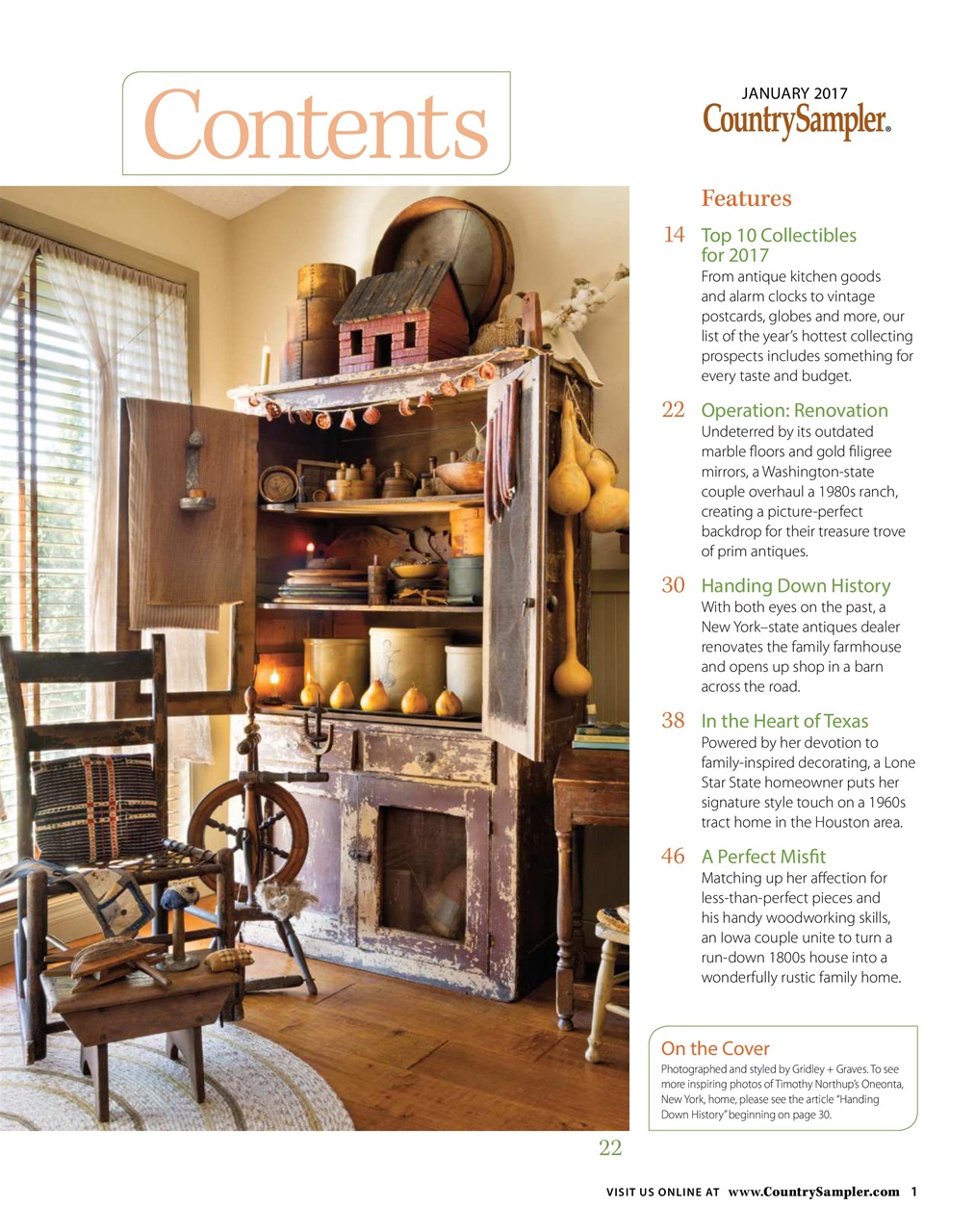 Country Sampler Home Preview Pages