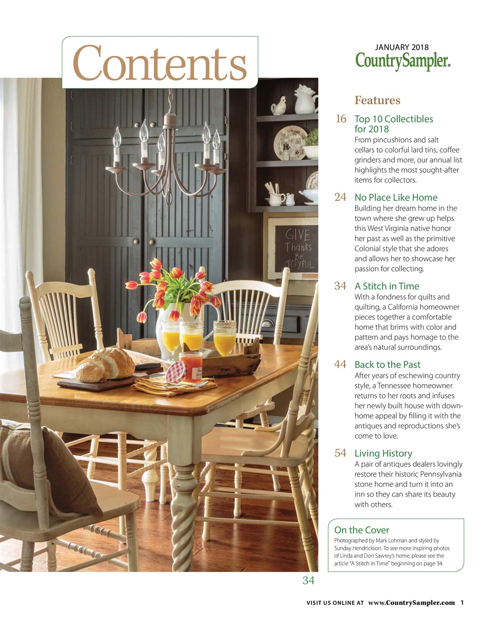 Country Sampler Home Preview Pages