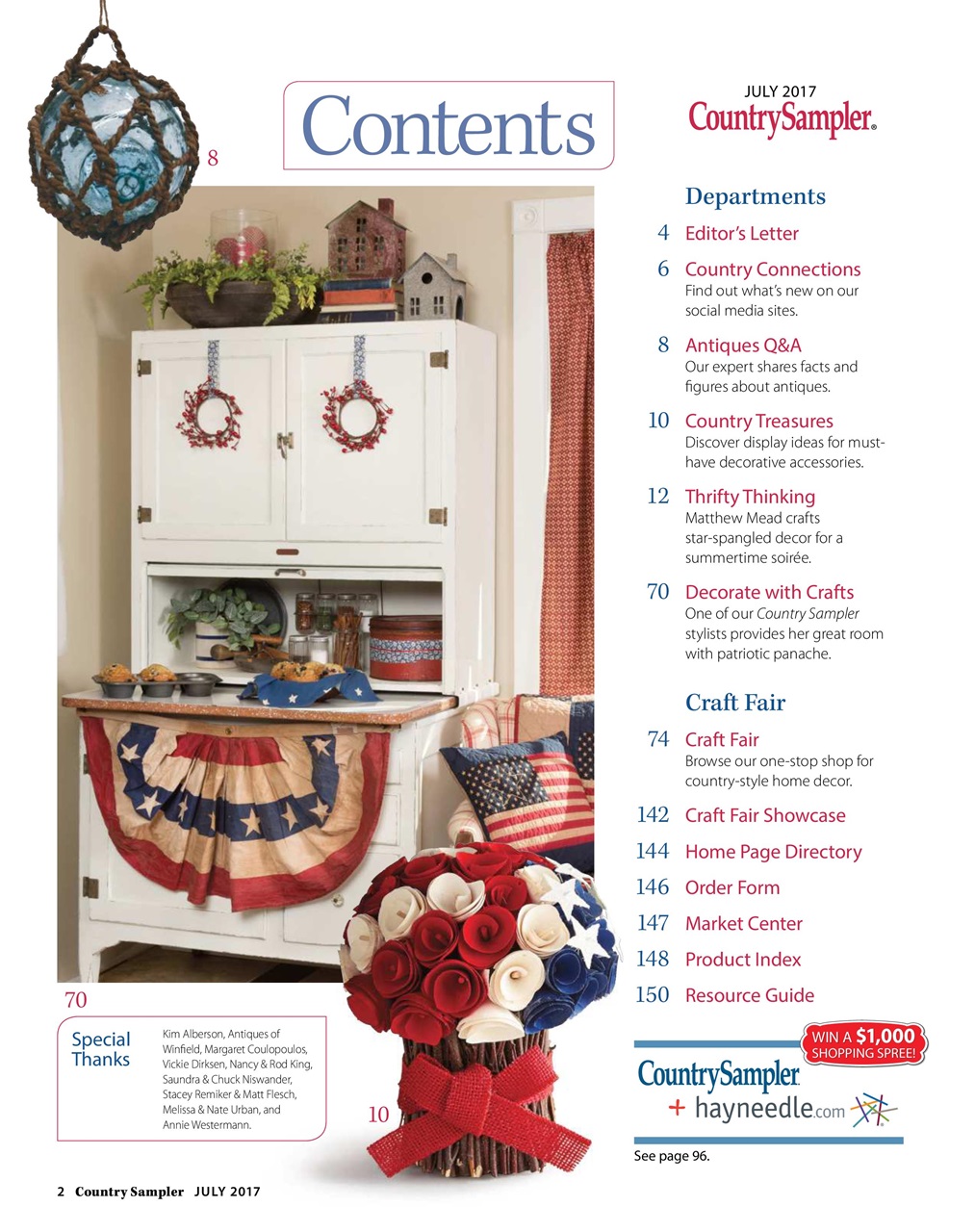 Country Sampler Home Preview Pages