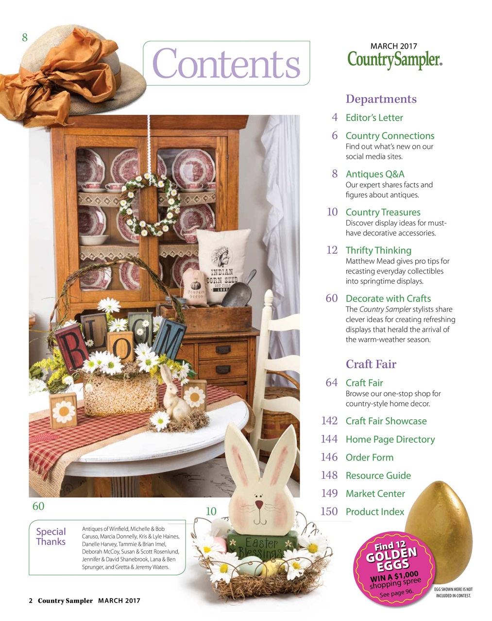 Country Sampler Home Preview Pages