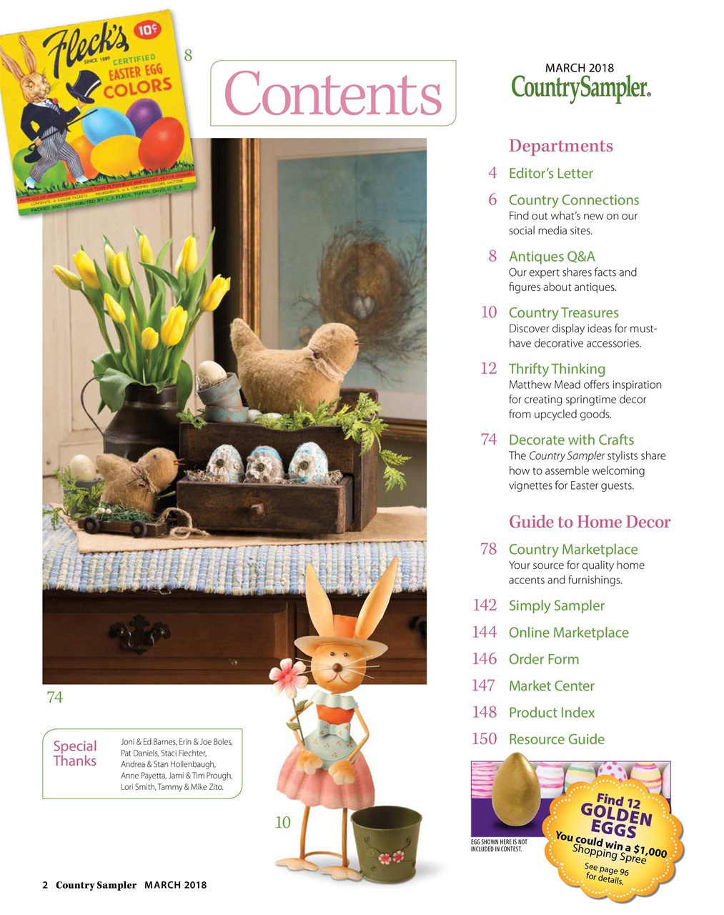 Country Sampler Home Preview Pages