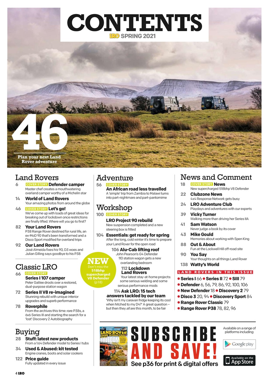 Land Rover Owner Preview Pages