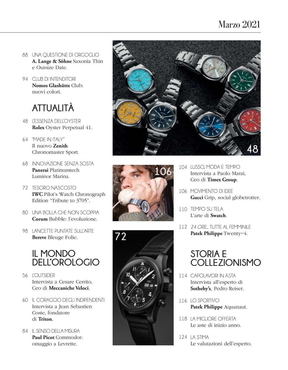 L'Orologio Preview Pages
