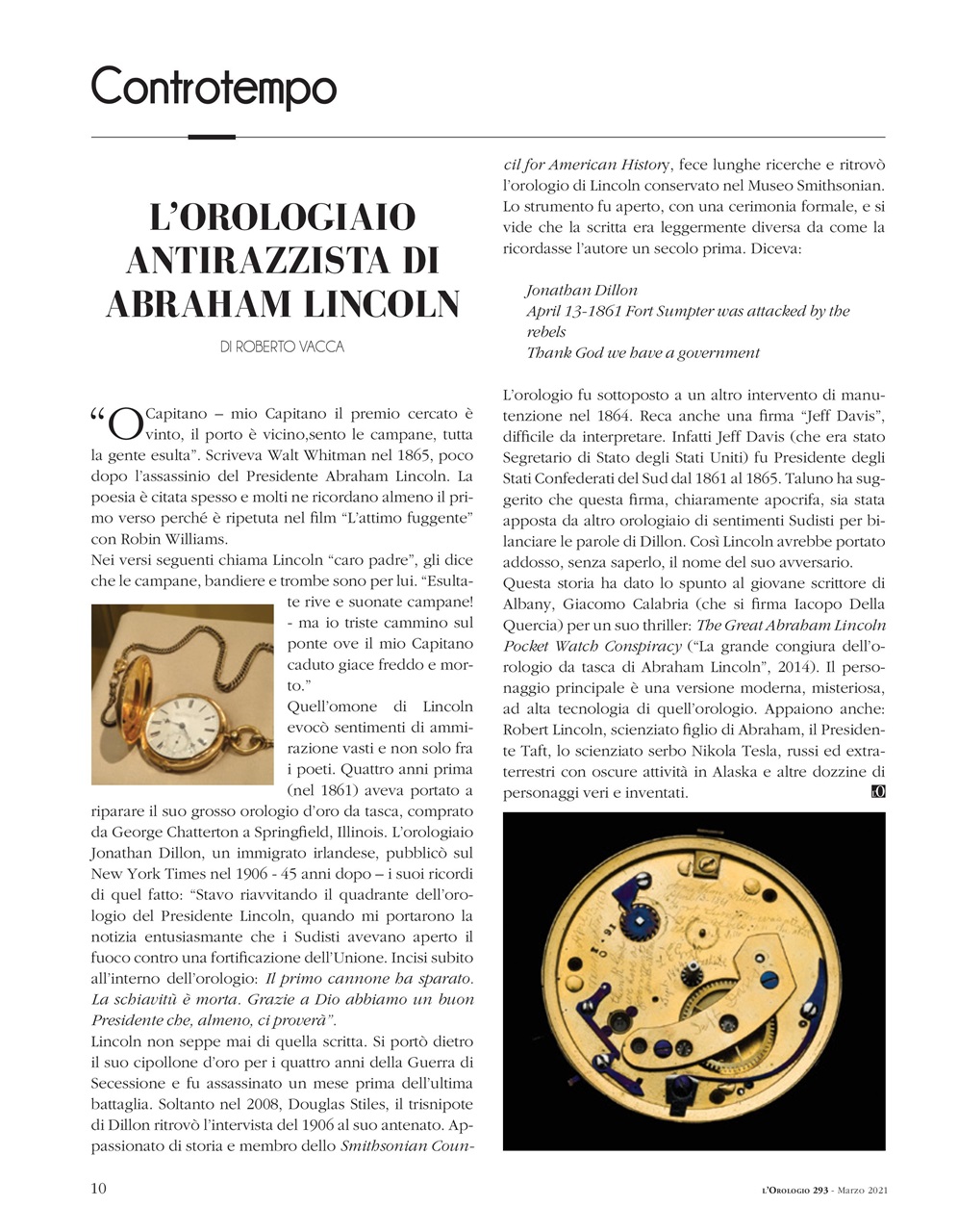 L'Orologio Preview Pages