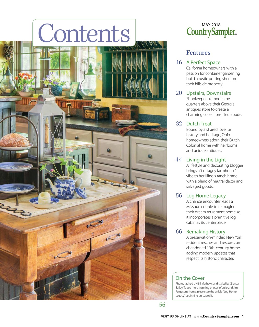 Country Sampler Home Preview Pages