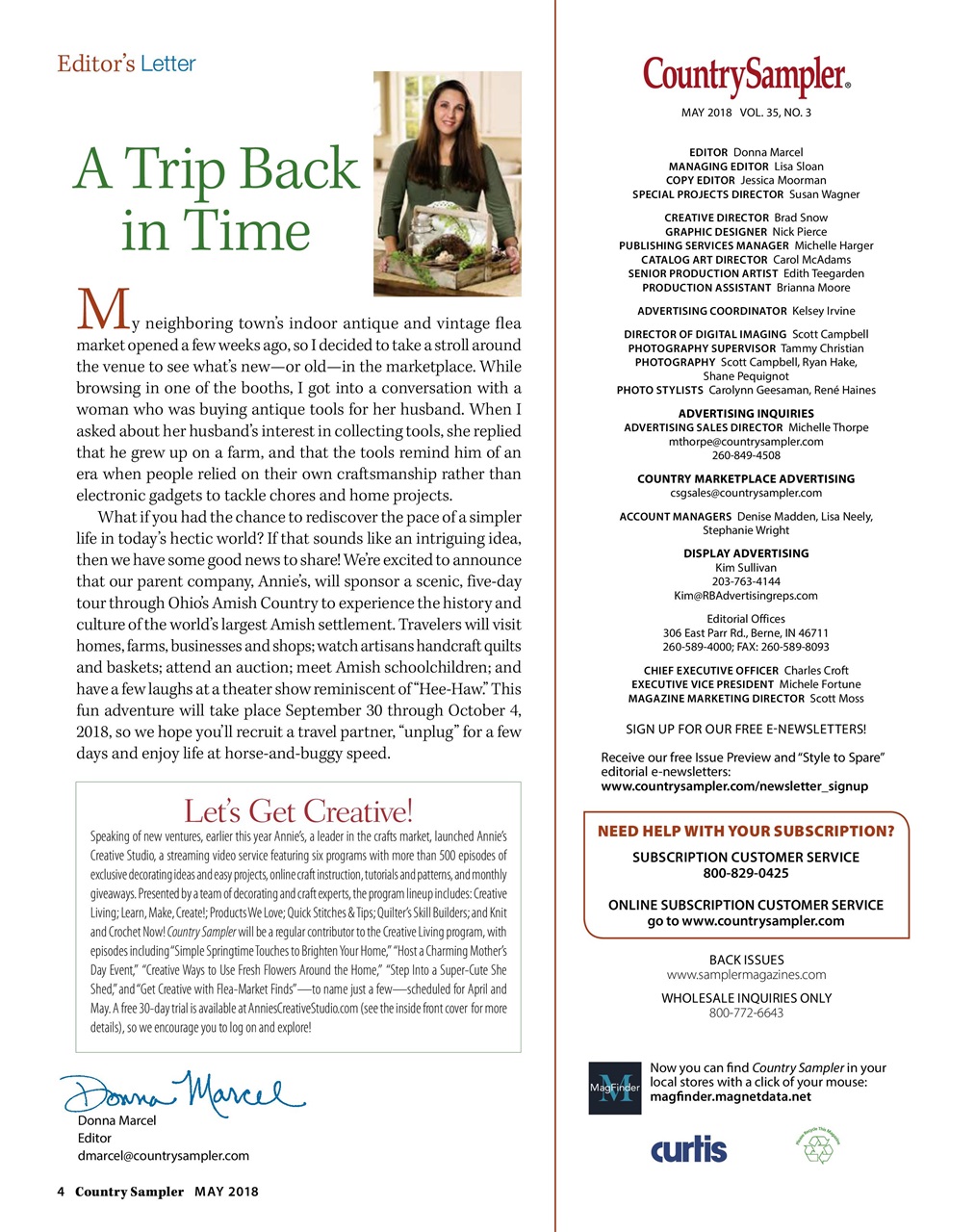 Country Sampler Home Preview Pages