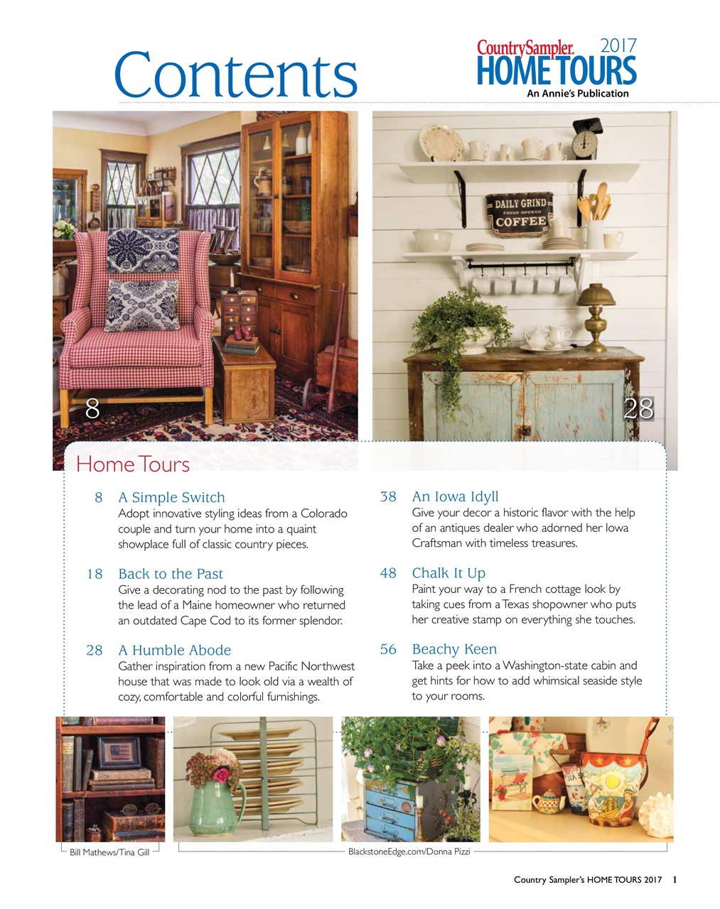 Country Sampler Home Preview Pages