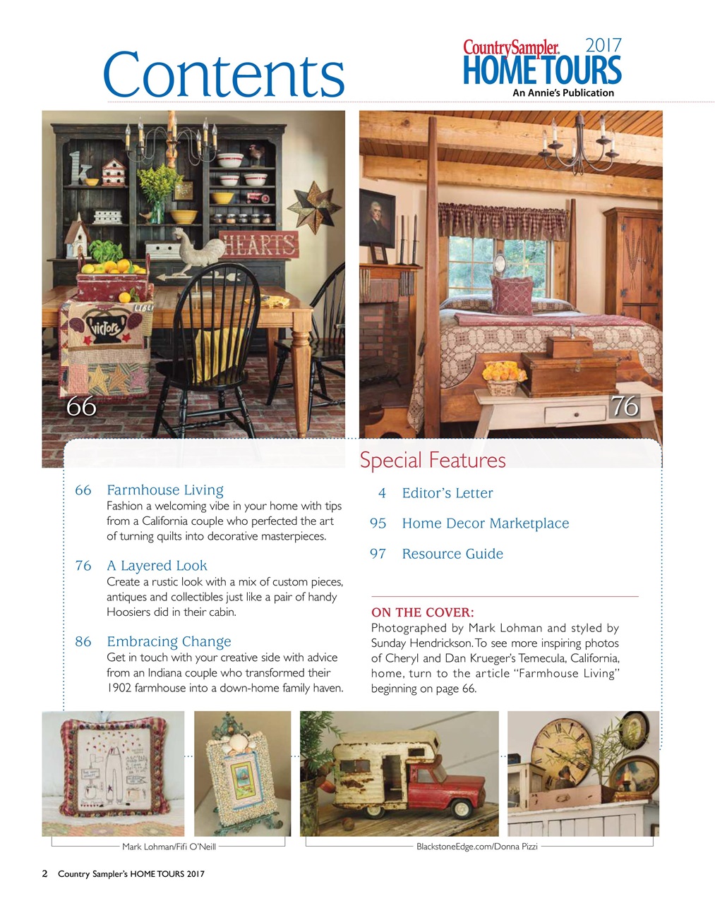 Country Sampler Home Preview Pages