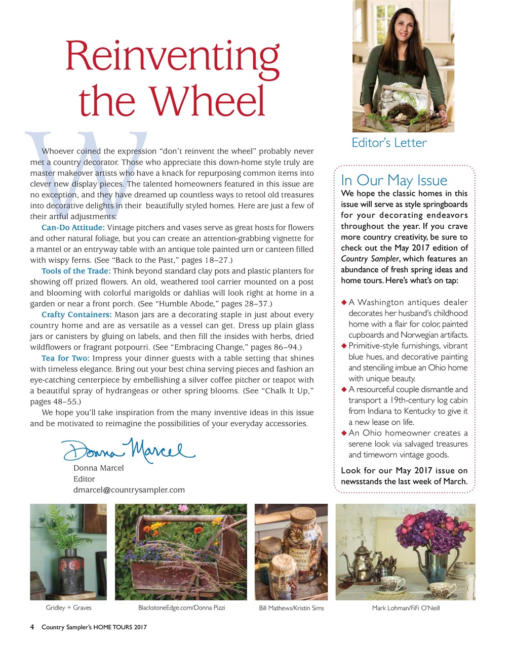 Country Sampler Home Preview Pages